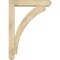 Ekena Millwork Thorton Craftsman Rough Sawn Bracket w/ Offset Brace, Douglas Fir, 6"W x 30"D x 42"H BKT0604X30X42THR04RDF - alternate 3
